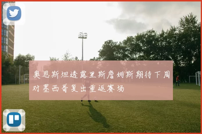 奥恩斯坦透露里斯詹姆斯期待下周对墨西哥复出重返赛场